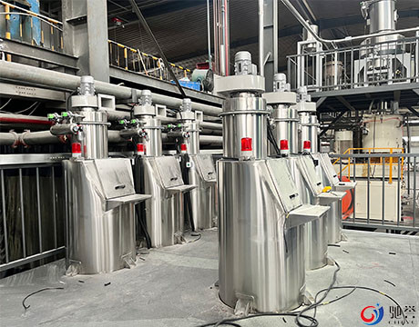 SPC/LVT/WPC 床押出ライン混合システム用 PVC 自動配合システム